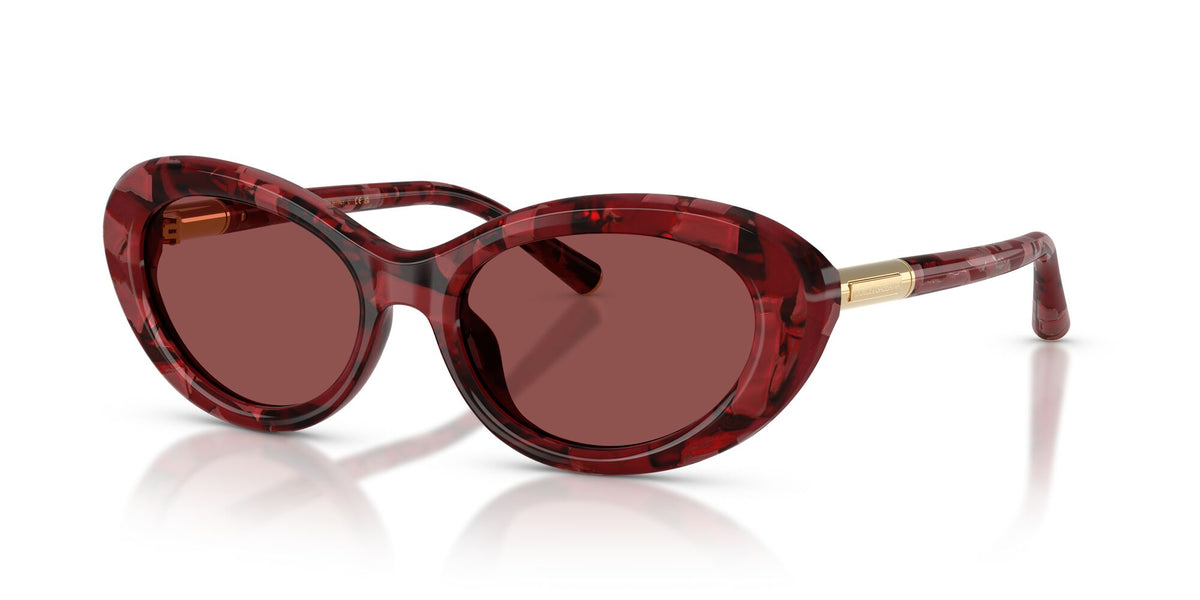 Dolce & Gabbana 0DG4519 346375 54 Pearl Havana Red/ Dark Violet