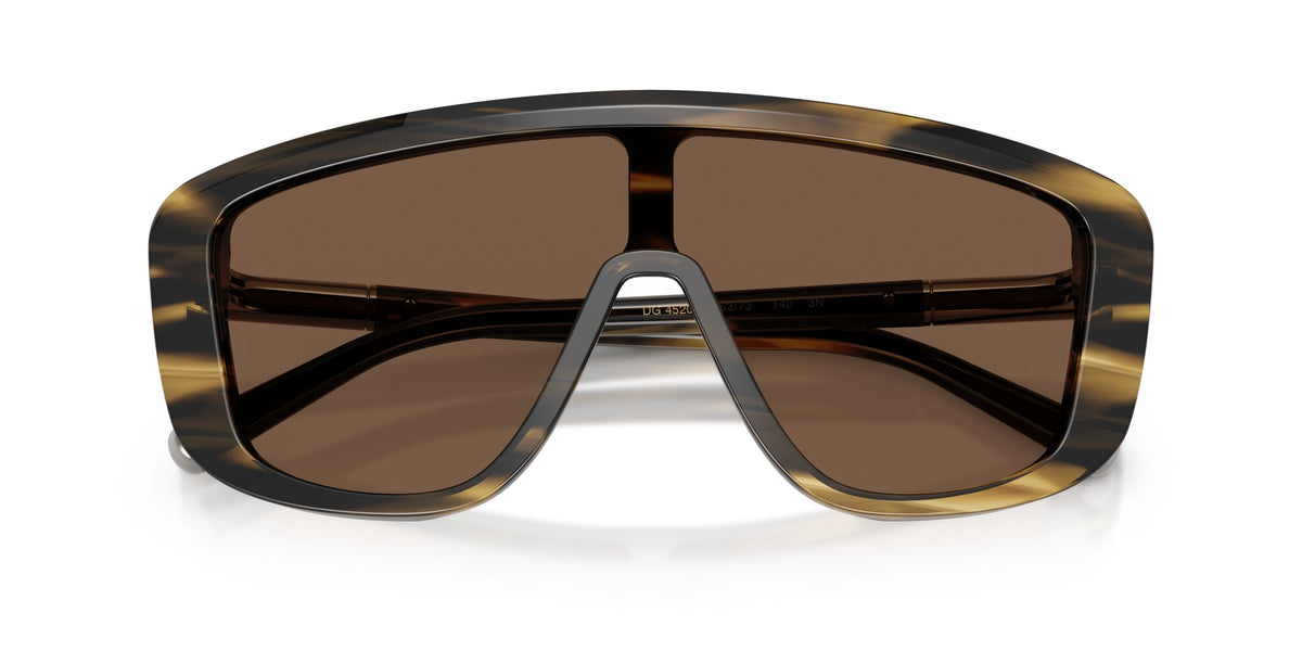 Dolce & Gabbana 0DG4520 306373 28 Striped Brown/ Brown