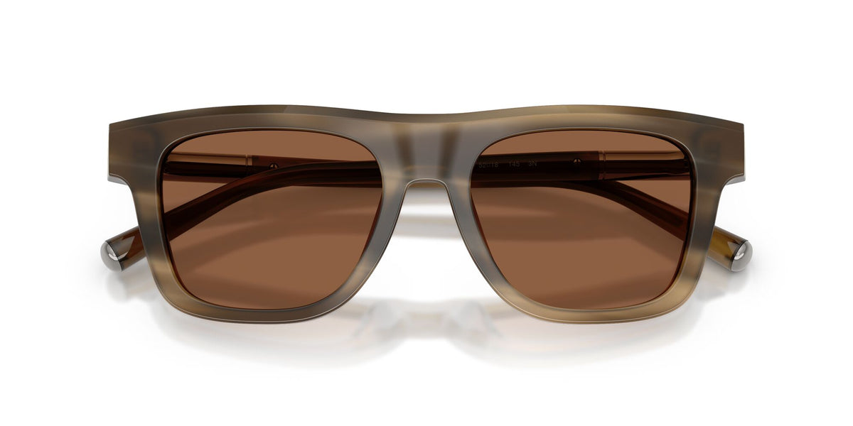 Dolce & Gabbana 0DG4521 3200OK 52 Striped Tobacco/ Bronze