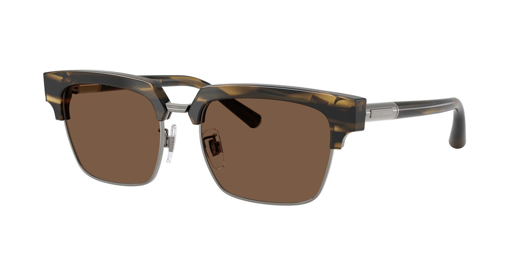 Dolce & Gabbana 0DG4522 306373 54 Striped Brown/ Brown