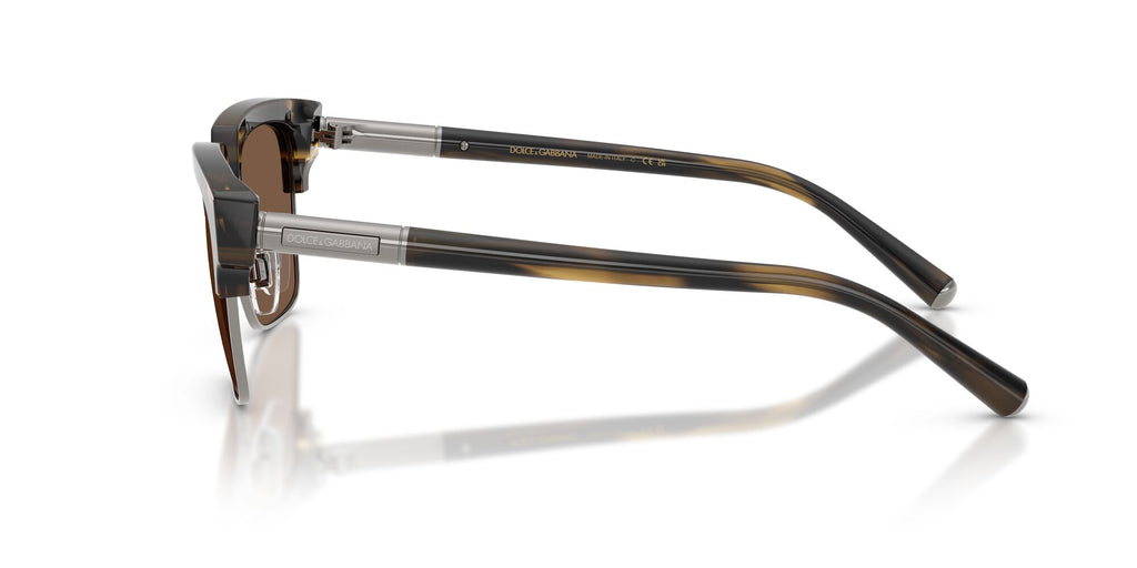 Dolce & Gabbana 0DG4522 306373 54 Striped Brown/ Brown