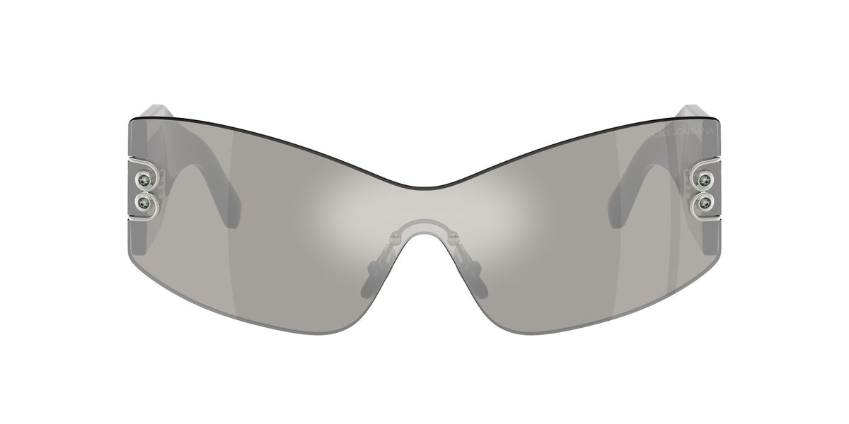 Dolce & Gabbana 0DG4526B 501/6G 42 Black/ Light Grey Mirror Silver