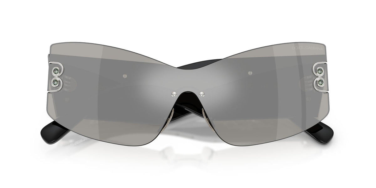 Dolce & Gabbana 0DG4526B 501/6G 42 Black/ Light Grey Mirror Silver