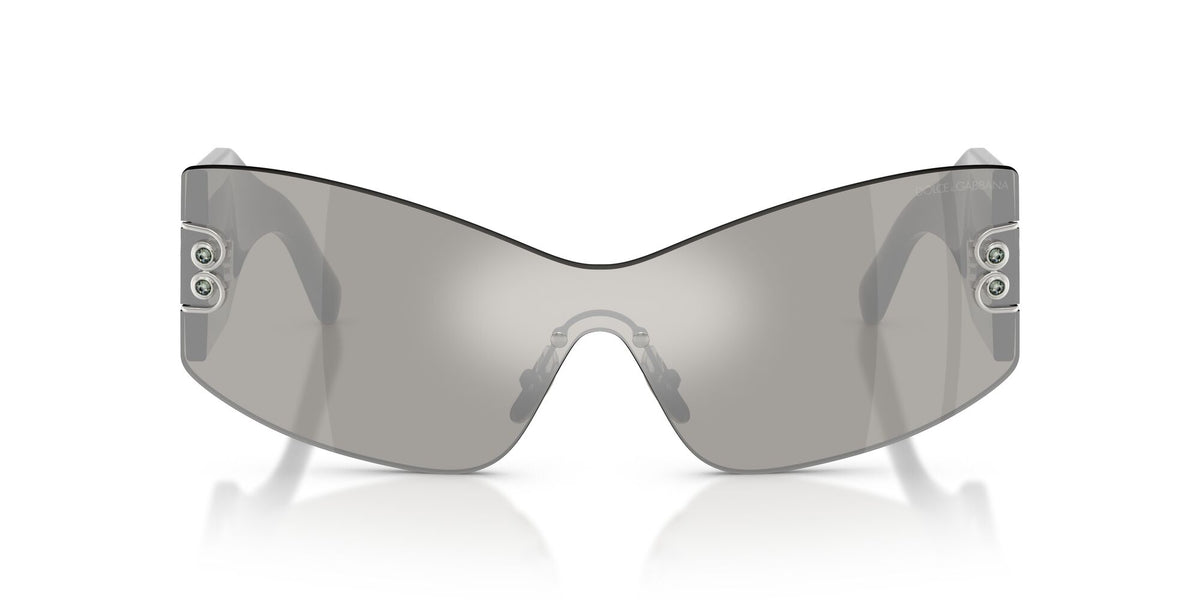 Dolce & Gabbana 0DG4526B 501/6G 42 Black/ Light Grey Mirror Silver