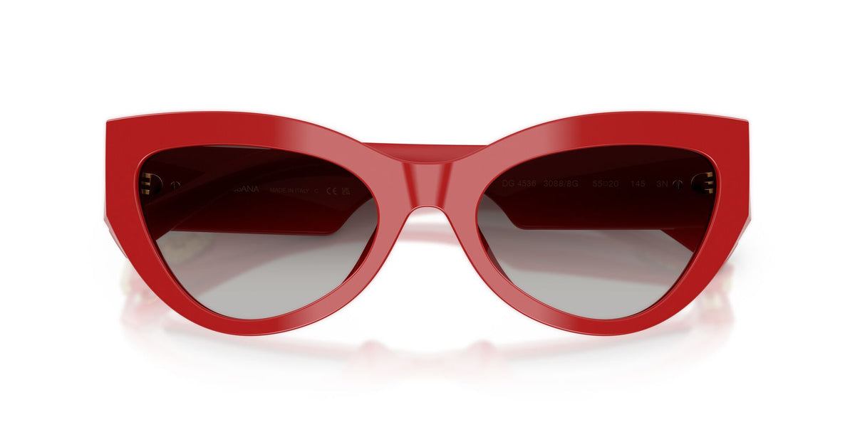 Dolce & Gabbana 0DG453630888G55 Full Red/ Grey Gradient