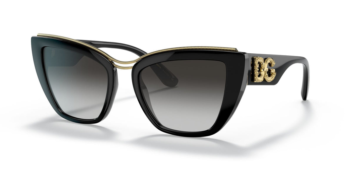 Dolce & Gabbana 0DG6144 501/8G 54 Black/ Gradient Grey 54 / Plastic