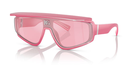 DG 6177 Dolce & Gabbana  Pink Metallic / Pink Mirror Silver 46 46 / Polyamide / Nylon / Nylon