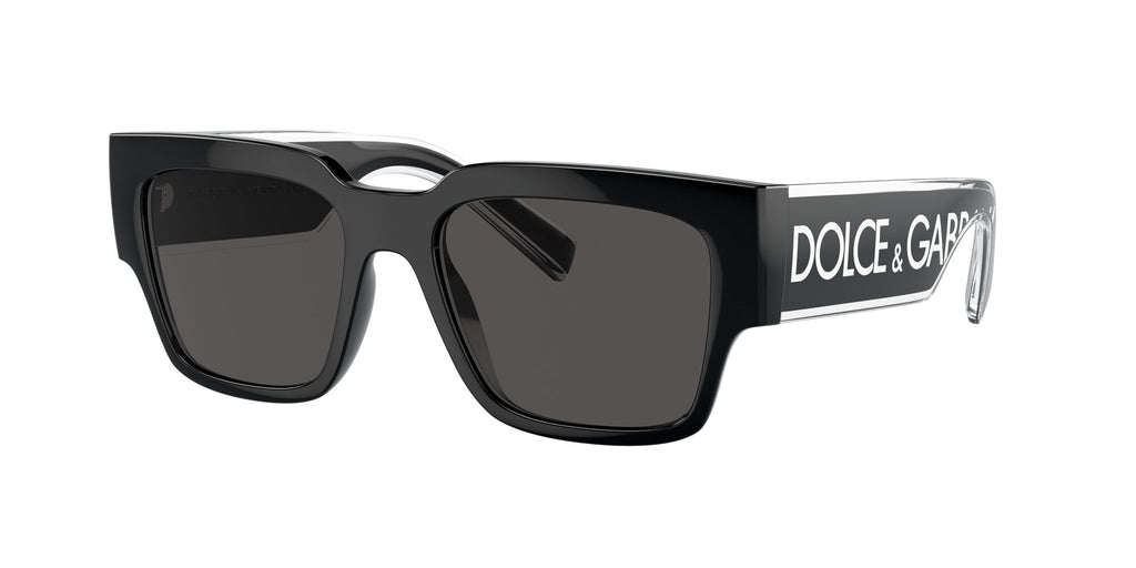 Dolce & Gabbana 0DG6184 501/87 52 Black/ Dark Grey