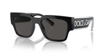 Dolce & Gabbana 0DG6184 501/87 52 Black/ Dark Grey