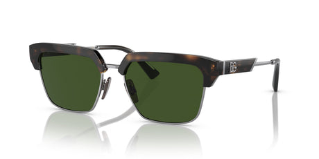 Dolce & Gabbana 0DG6185 502/71 55 Havana/ Dark Green 55 / Polycarbonate / Injected / Metal