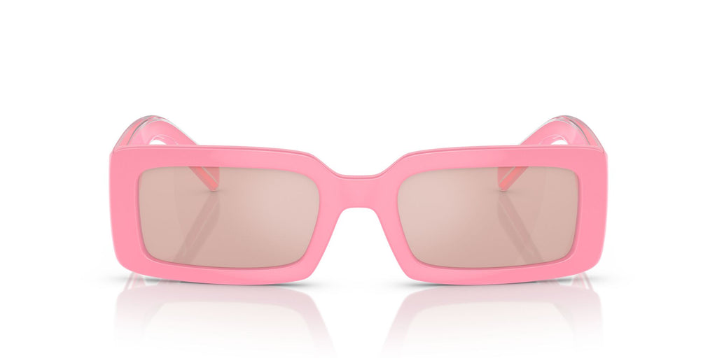 Dolce & Gabbana 0DG6187 3262/5 53 Pink/ Light Pink Mirror Silver 53 / Polycarbonate / Injected / Injected