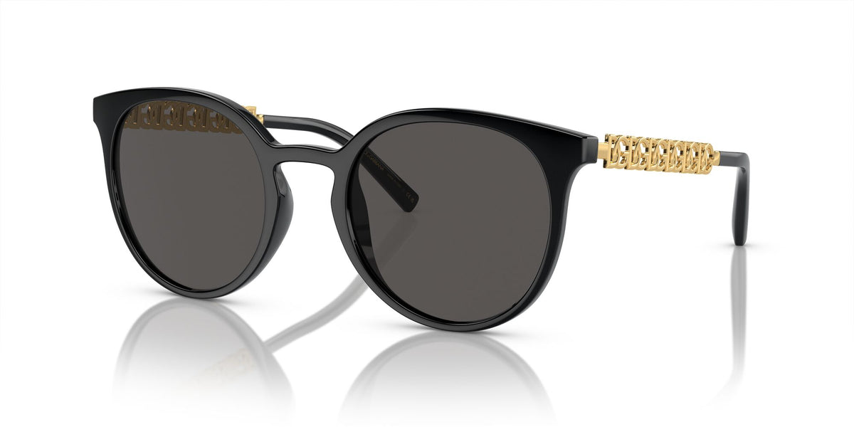 Dolce & Gabbana 0DG6189U 501/87 52 Black/ Dark Grey 52 / Polycarbonate / Injected / Metal