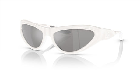Dolce & Gabbana 0DG6190 33126G 60 White/ Light Grey Mirror Silver 80 60 / Polycarbonate / Injected / Injected