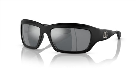 Dolce & Gabbana 0DG6191 25256G 59 Matte Black/ Light Grey Mirror Black 59 / Polycarbonate / Injected / Injected