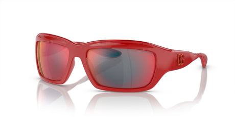 Dolce & Gabbana 0DG6191 30966P 59 Red/ Dark Grey Mirror Blue/Red 59 / Polycarbonate / Injected / Injected