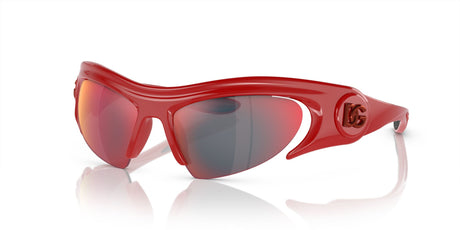 Dolce & Gabbana 0DG6192 30966P 58 Red/ Dark Grey Mirror Blue/Red 58 / Polycarbonate / Nylon / Nylon