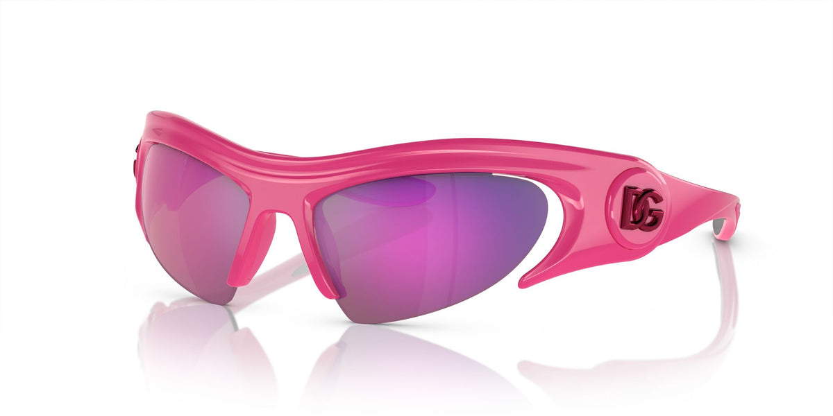 Dolce & Gabbana 0DG6192 30984X 58 Pink/ Grey Mirror Violet 58 / Polycarbonate / Nylon / Nylon