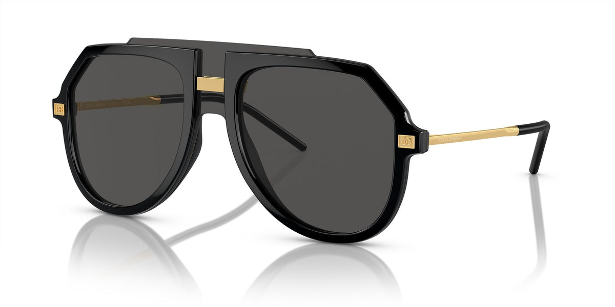 Dolce & Gabbana 0DG6195 501/87 45 Black/ Dark Grey 45 / Polyamide / Injected / Metal