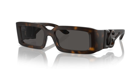 Dolce & Gabbana 0DG6197 193587 53 Rubberized Havana/ Dark Grey