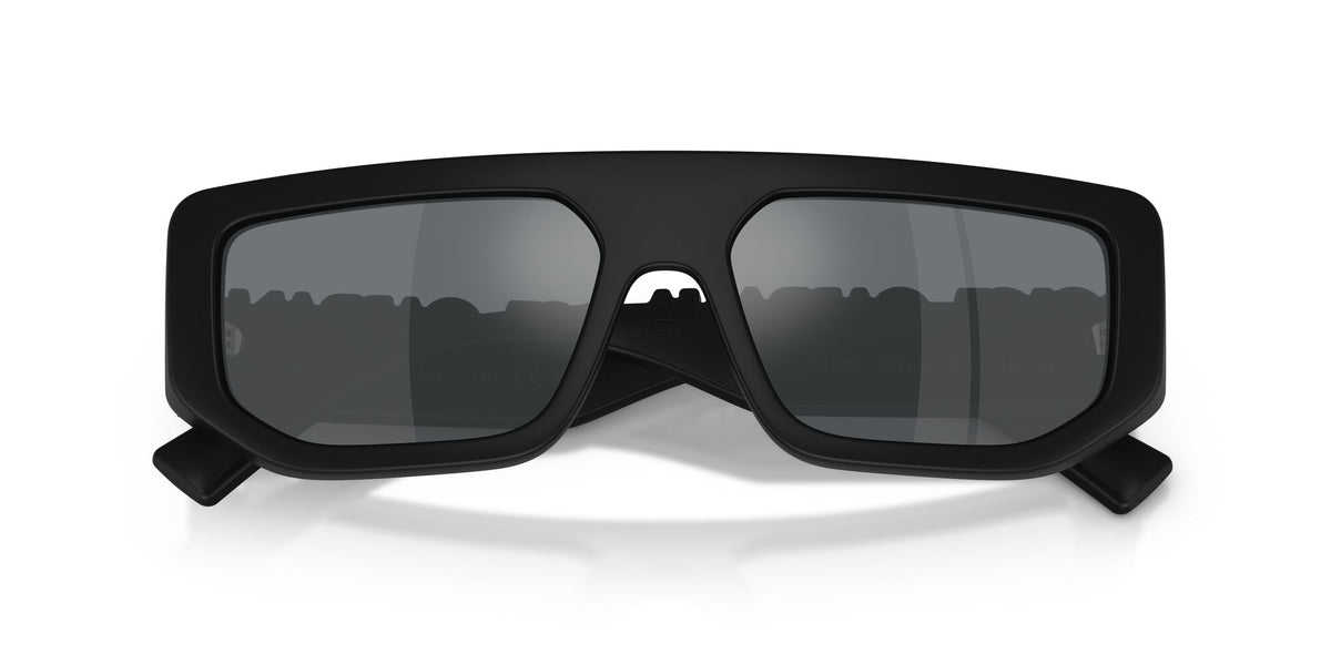 Dolce & Gabbana 0DG6203 25256G 56 Matte Black/ Light Grey Mirror Black