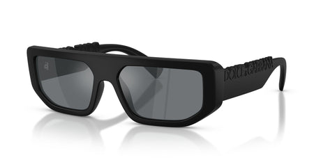 Dolce & Gabbana 0DG6203 25256G 56 Matte Black/ Light Grey Mirror Black