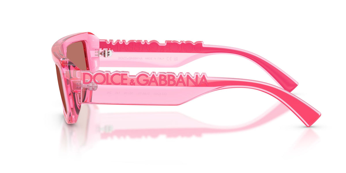 Dolce & Gabbana 0DG6203 314875 56 Transparent Pink/ Red