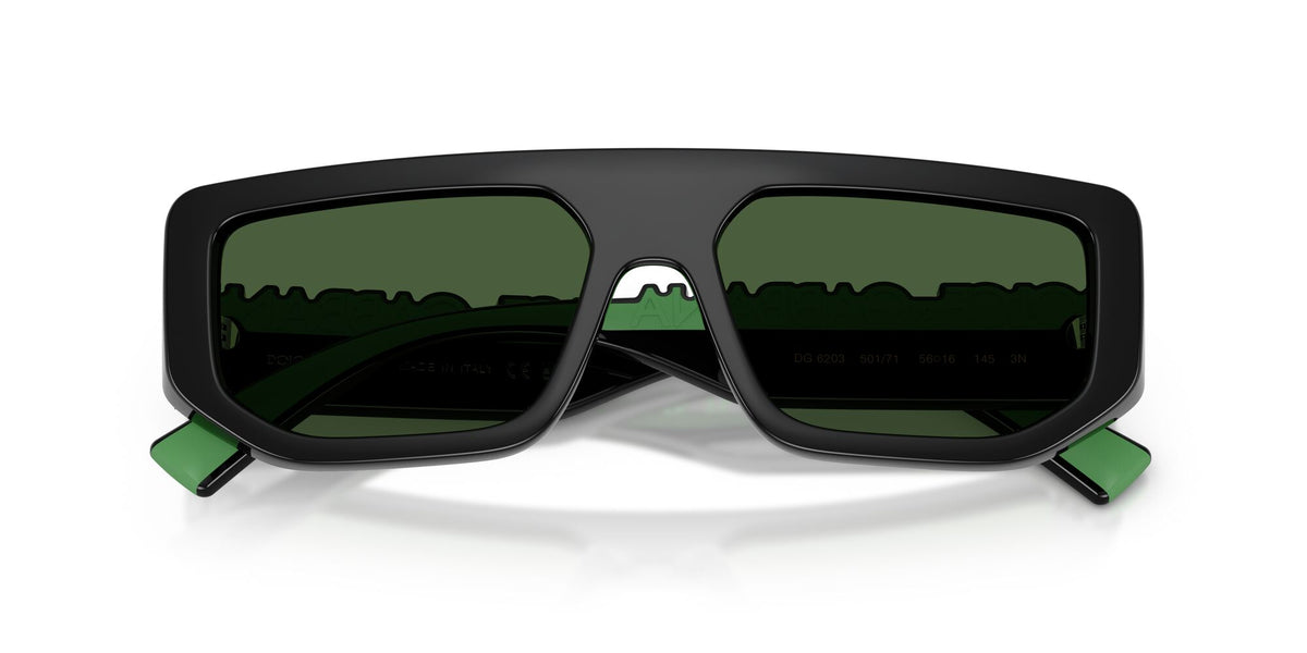 Dolce & Gabbana 0DG6203 501/71 56 Black/ Dark Green