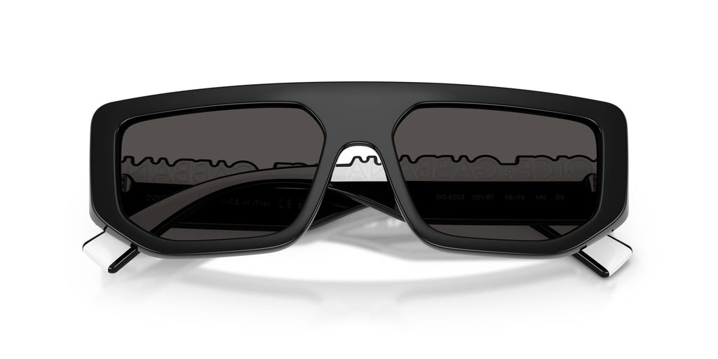 Dolce & Gabbana 0DG6203 501/87 56 Black/ Dark Grey