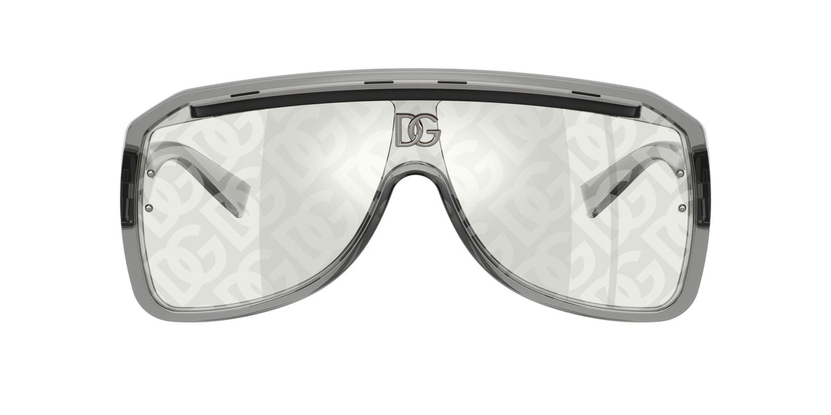 Dolce & Gabbana 0DG62053160AL37 Transparent Grey/ Light Grey