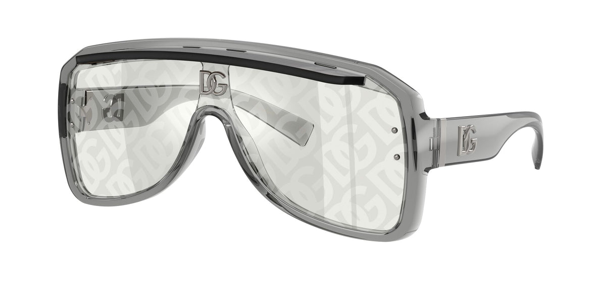 Dolce & Gabbana 0DG62053160AL37 Transparent Grey/ Light Grey