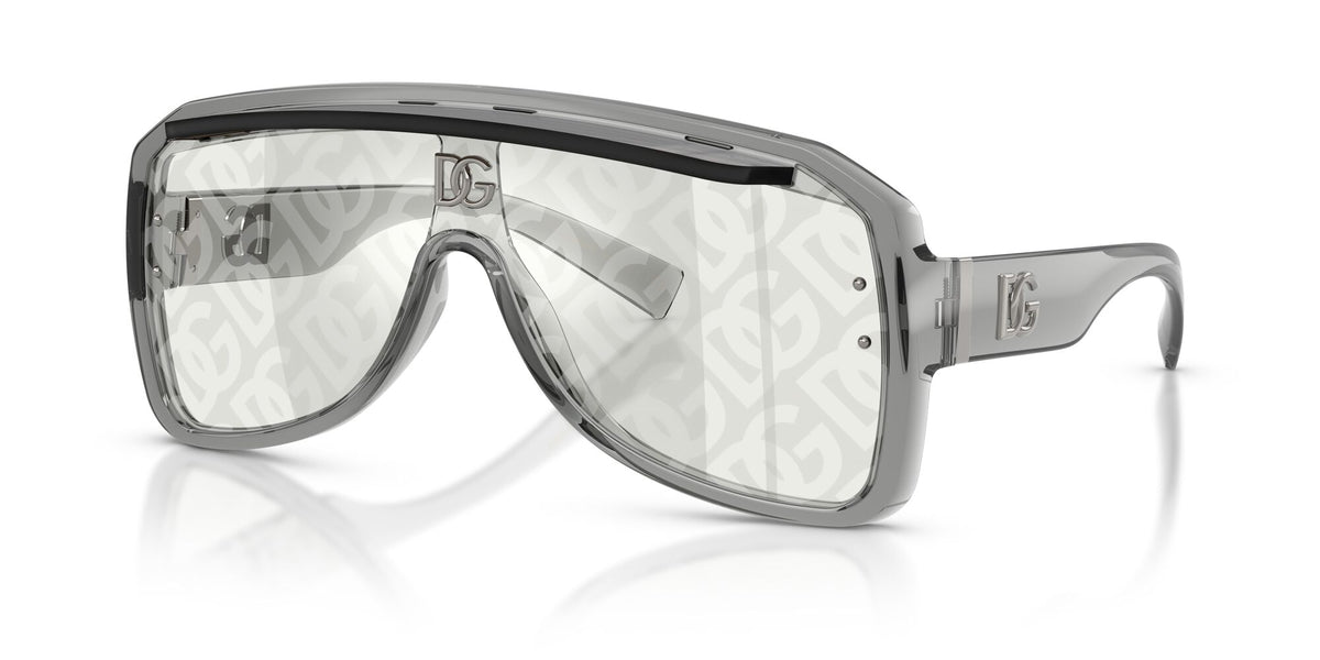 Dolce & Gabbana 0DG62053160AL37 Transparent Grey/ Light Grey