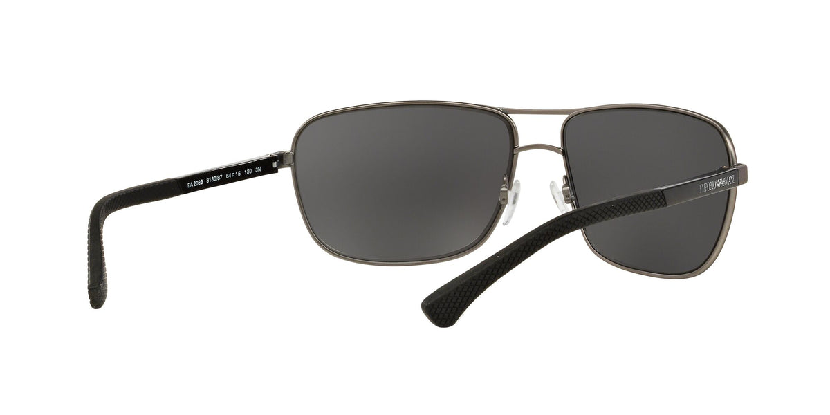 Emporio Armani EA 2033 Rubber Gunmetal / Grey 64 / Polycarbonate / Metal / Metal