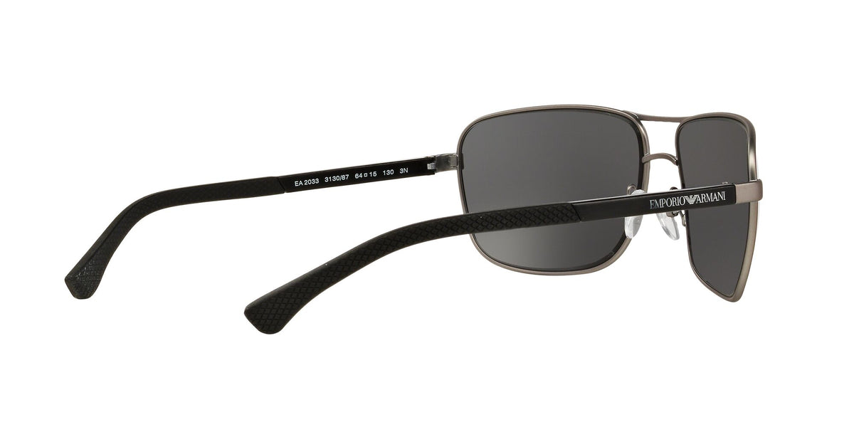 Emporio Armani EA 2033 Rubber Gunmetal / Grey 64 / Polycarbonate / Metal / Metal