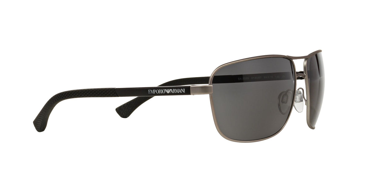 Emporio Armani EA 2033 Rubber Gunmetal / Grey 64 / Polycarbonate / Metal / Metal