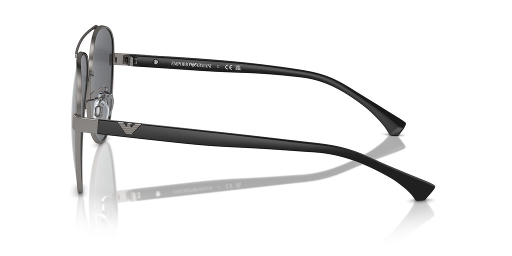 Emporio Armani  0EA2046D 30036G 62 Matte Gunmetal/ Mirror Black 62 / Plastic / Plastic