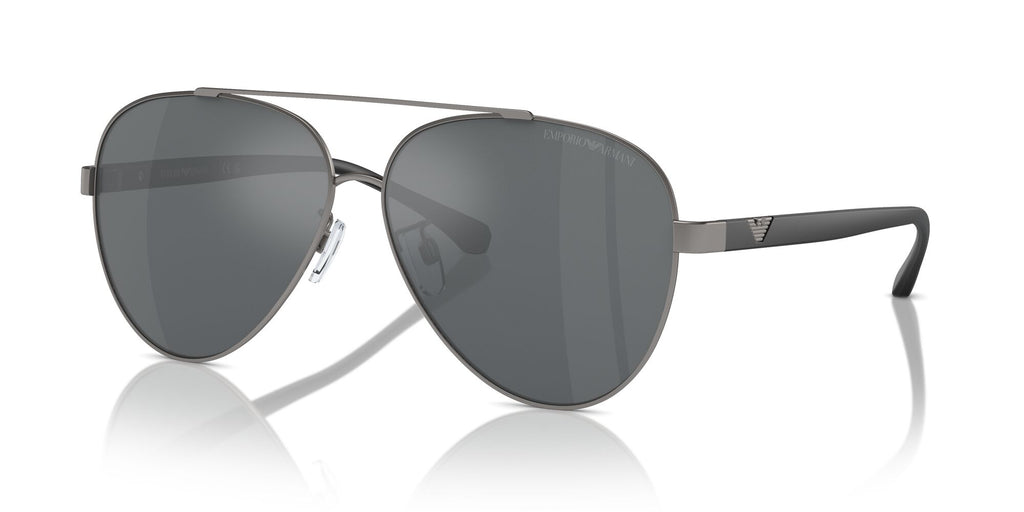 Emporio Armani  0EA2046D 30036G 62 Matte Gunmetal/ Mirror Black 62 / Plastic / Plastic