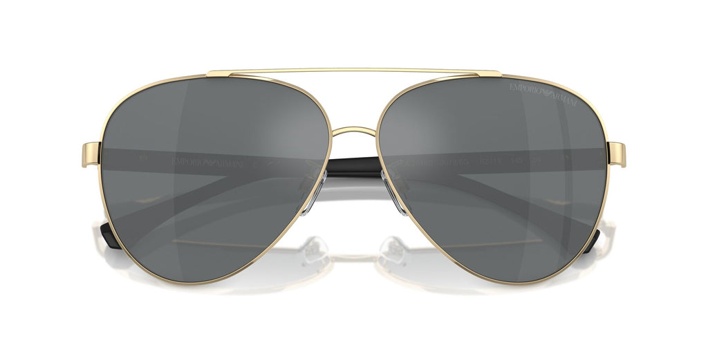 Emporio Armani  0EA2046D 30136G 62 Shiny Pale Gold/ Mirror Black 62 / Plastic / Plastic
