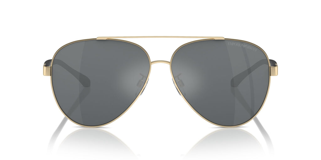 Emporio Armani  0EA2046D 30136G 62 Shiny Pale Gold/ Mirror Black 62 / Plastic / Plastic