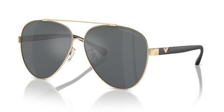 Emporio Armani  0EA2046D 30136G 62 Shiny Pale Gold/ Mirror Black 62 / Plastic / Plastic