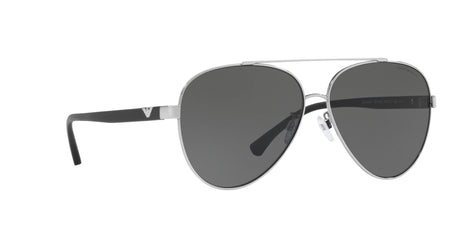 Emporio Armani EA 2046D Shiny Silver / Grey 62 / Plastic / Plastic