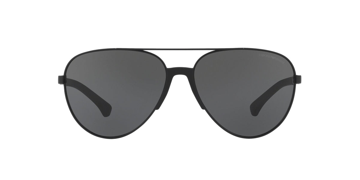 Emporio Armani  0EA2059 320387 61 Matte Black/ Grey 61 / Plastic