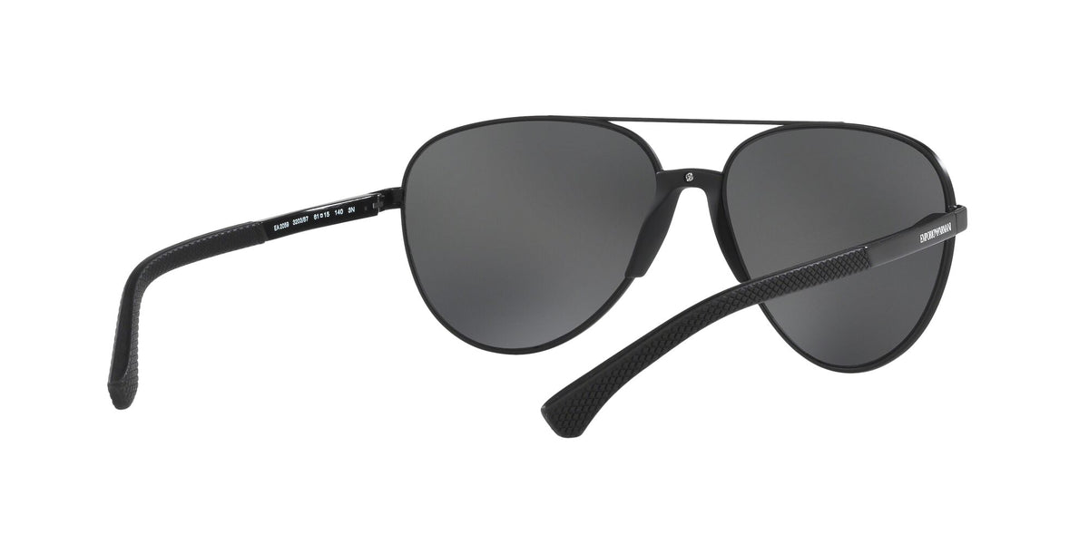 Emporio Armani  0EA2059 320387 61 Matte Black/ Grey 61 / Plastic