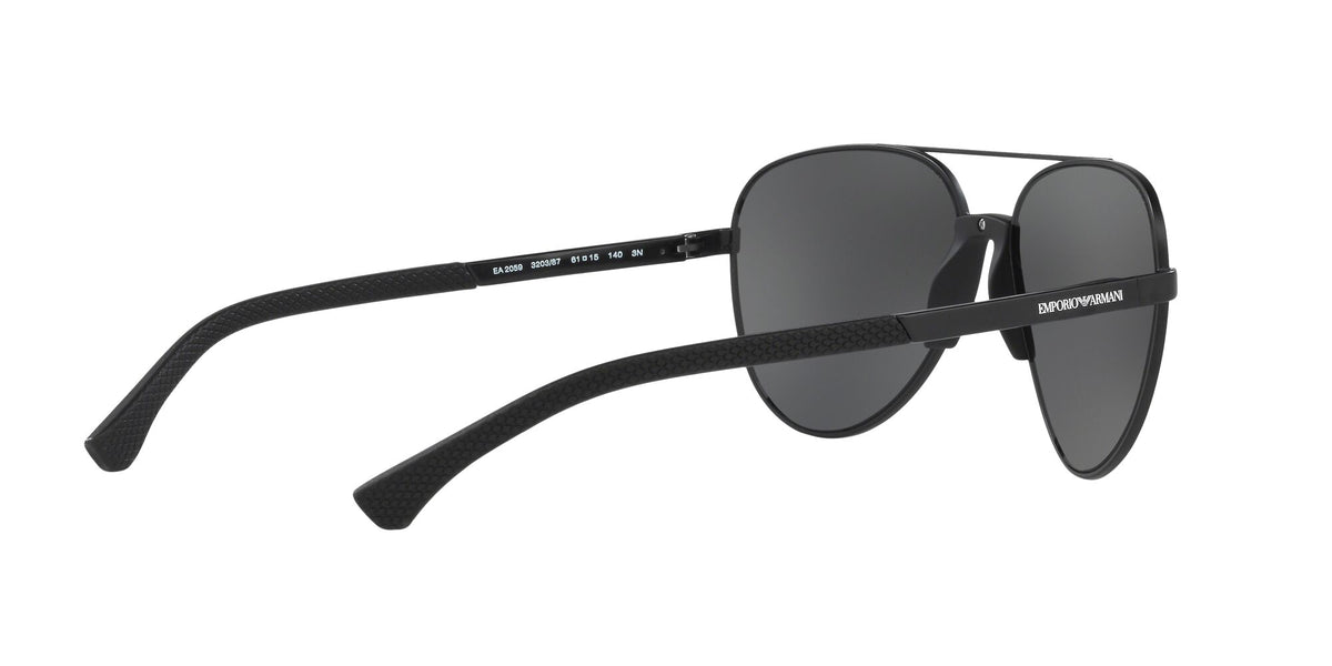 Emporio Armani  0EA2059 320387 61 Matte Black/ Grey 61 / Plastic