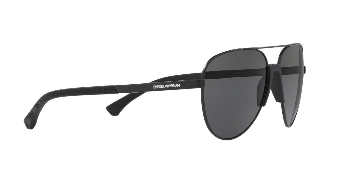 Emporio Armani  0EA2059 320387 61 Matte Black/ Grey 61 / Plastic