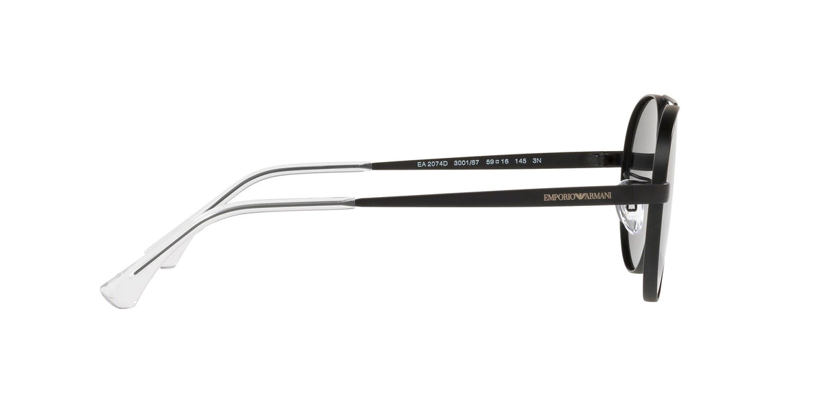 Emporio Armani EA 2074D Matte Black / Grey 59 / Plastic