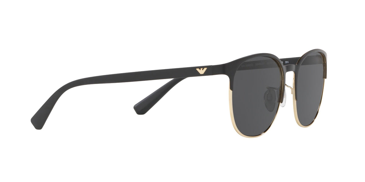Emporio Armani EA 2083D Matte Black& Pale Gold / Grey 55 / Plastic