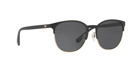 Emporio Armani EA 2083D Matte Black& Pale Gold / Grey 55 / Polycarbonate / Metal / Molded