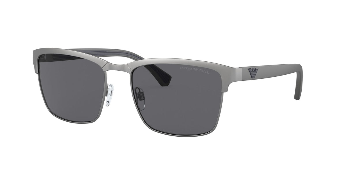 Emporio Armani EA 2087 Matte Gunmetal / Grey Polar 56 / Polycarbonate / Metal / Injected