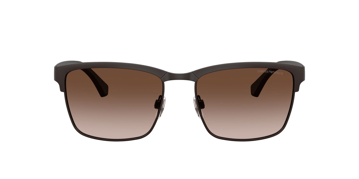 Emporio Armani  EA2087 339013 56 Matte Brown / Gradient Brown