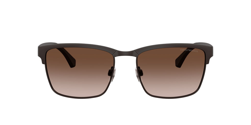 Emporio Armani  EA2087 339013 56 Matte Brown / Gradient Brown